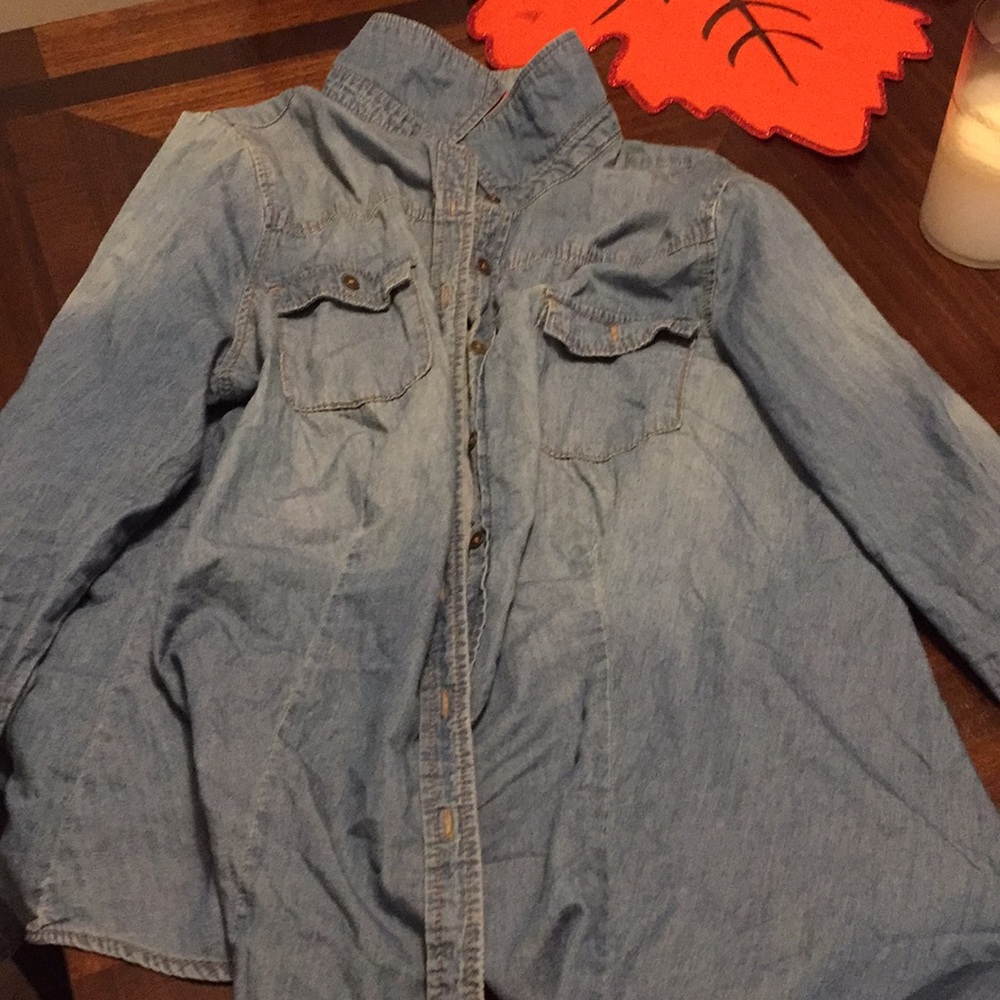 Maternity jean jacket